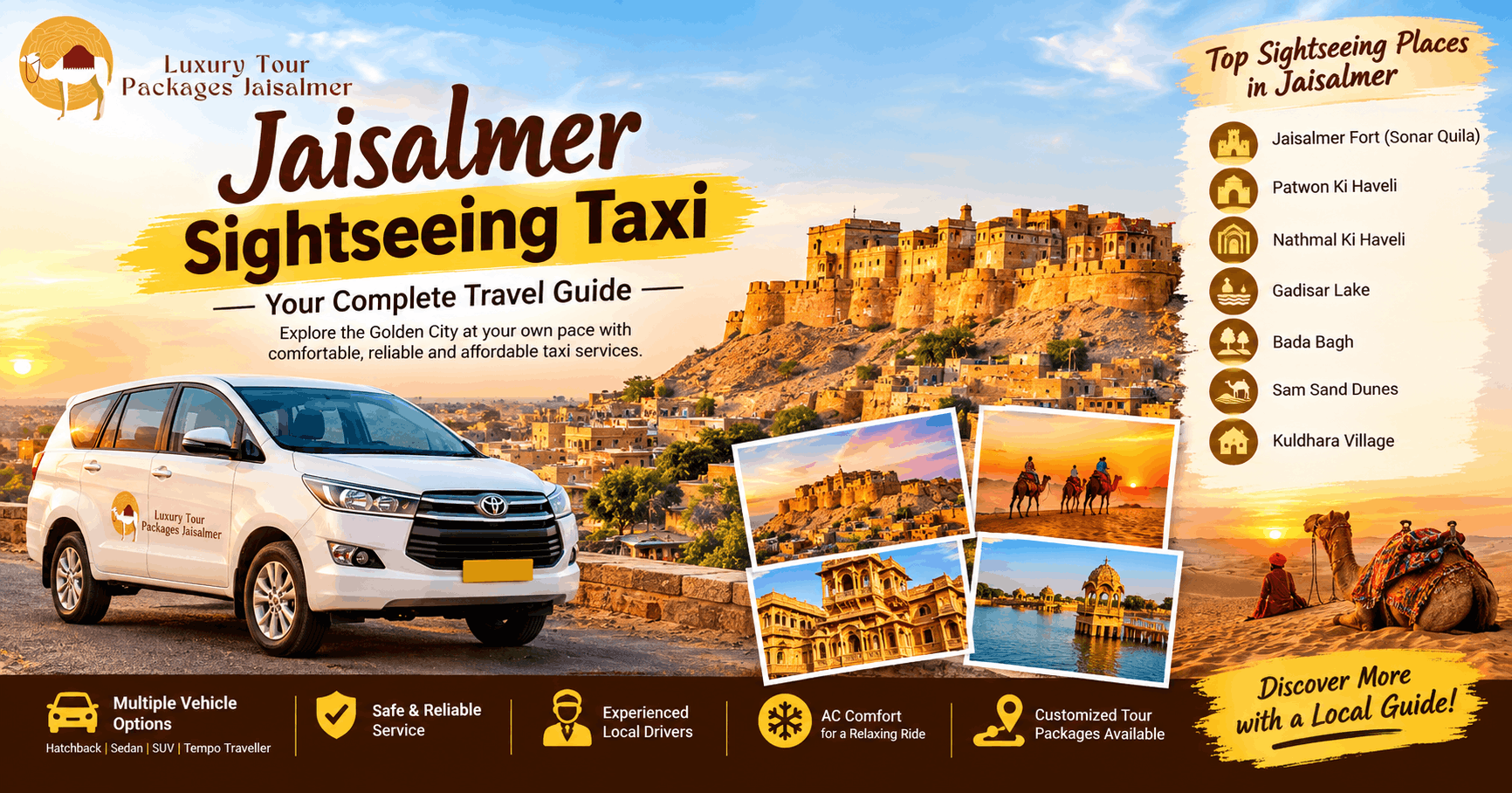 Jaisalmer Sightseeing Taxi: Your Complete Travel Guide