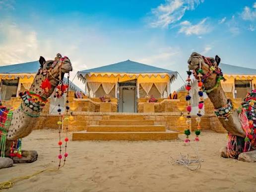 Sunset view on Luxury Tour Packages Jaisalmer